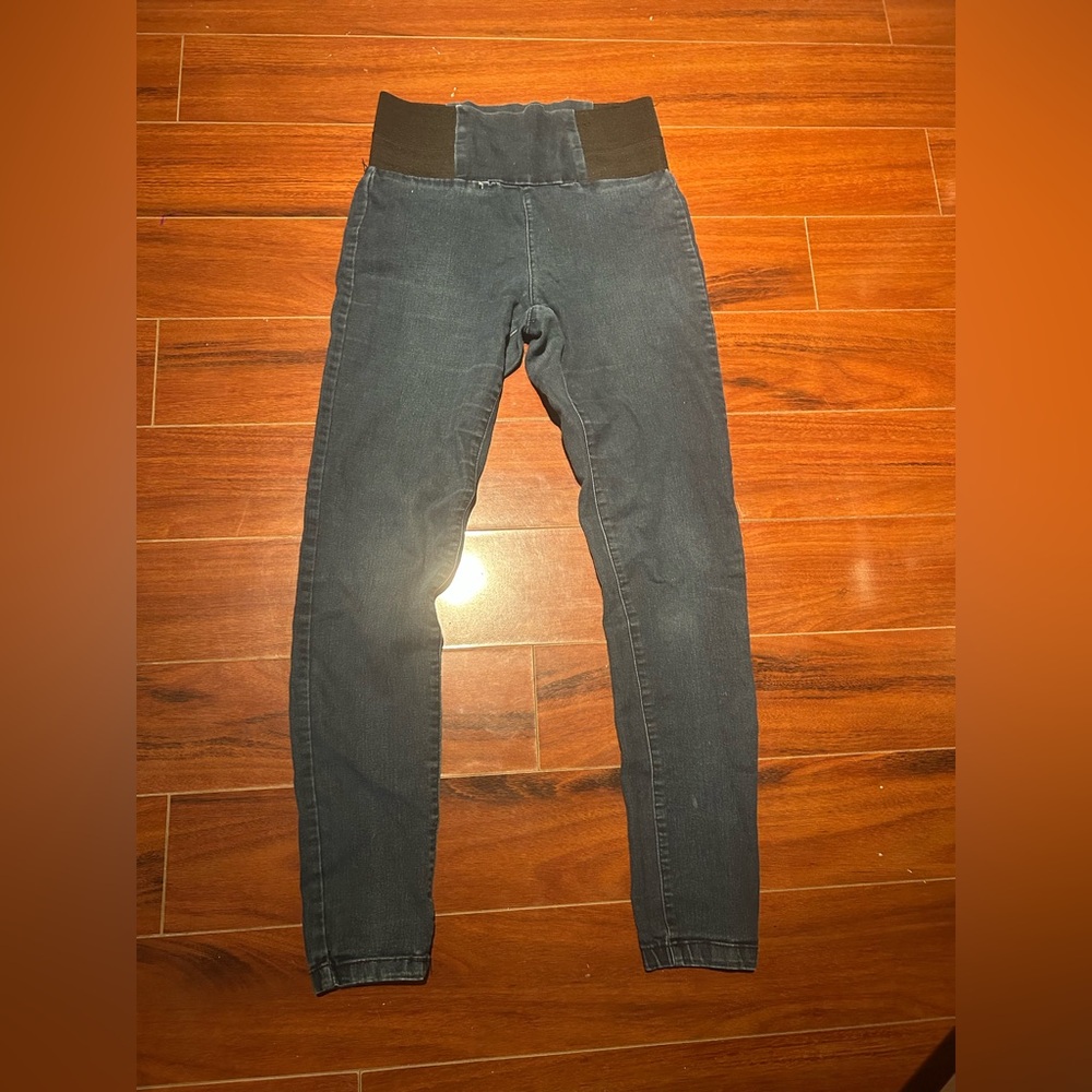 💥 Boom Boom Jeans Charcoal Jeggings with Black Waistband